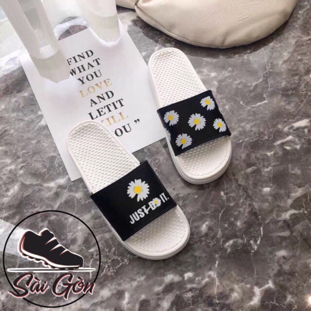 Dép bản hoa cúc cười