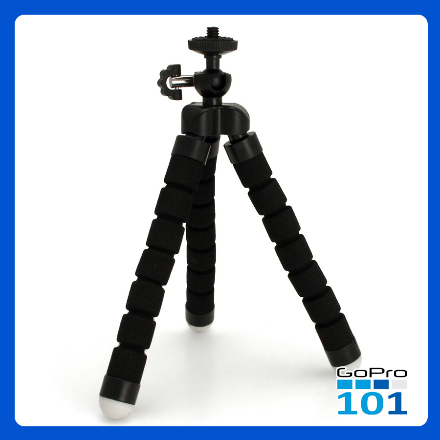 Chân nhện tripod mini bọc xốp 360 độ cho gopro 5 6 7 8, Sjcam, Yi Action, Osmo Action, điện thoại - Gopro101