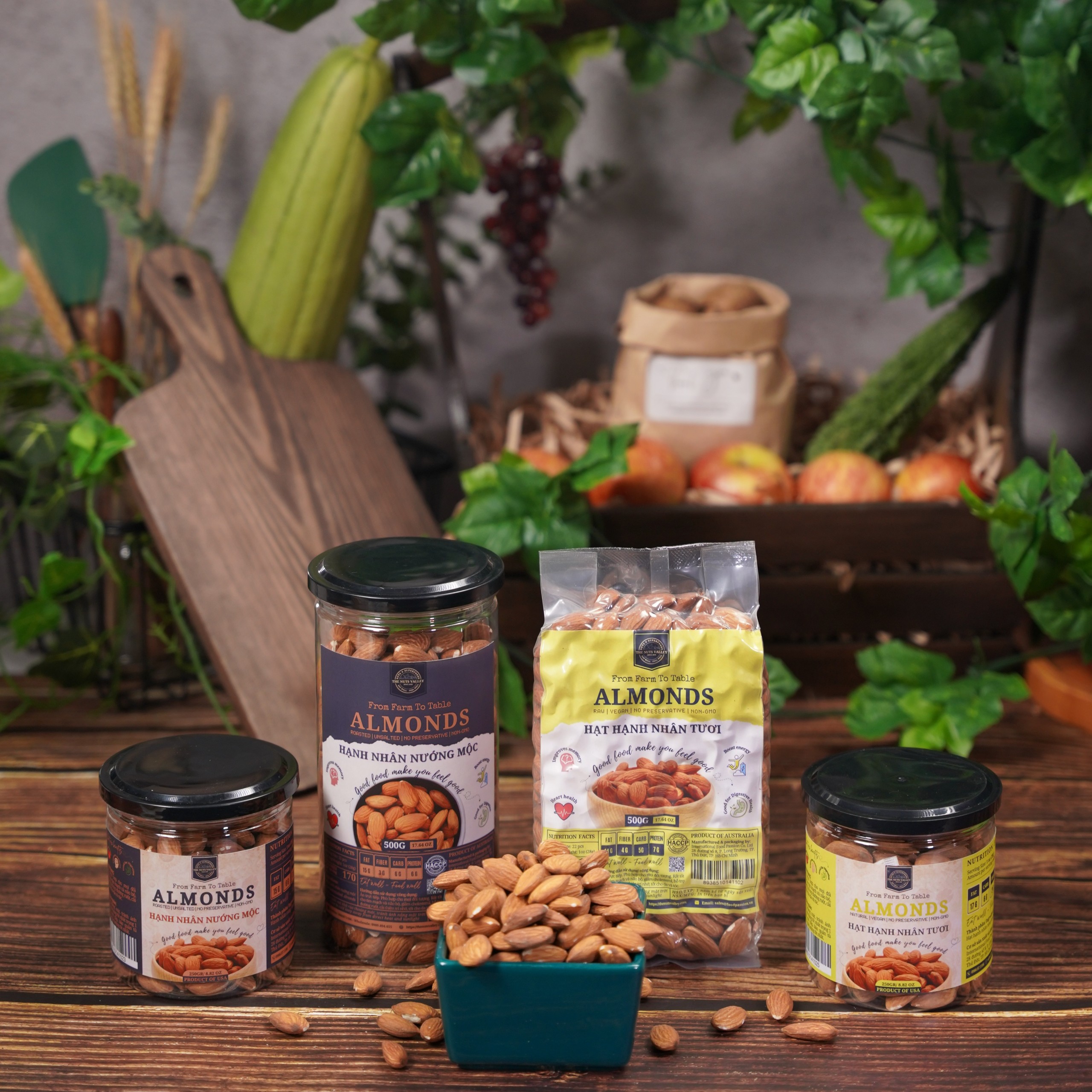 Hạt hạnh nhân - almond the nuts valley