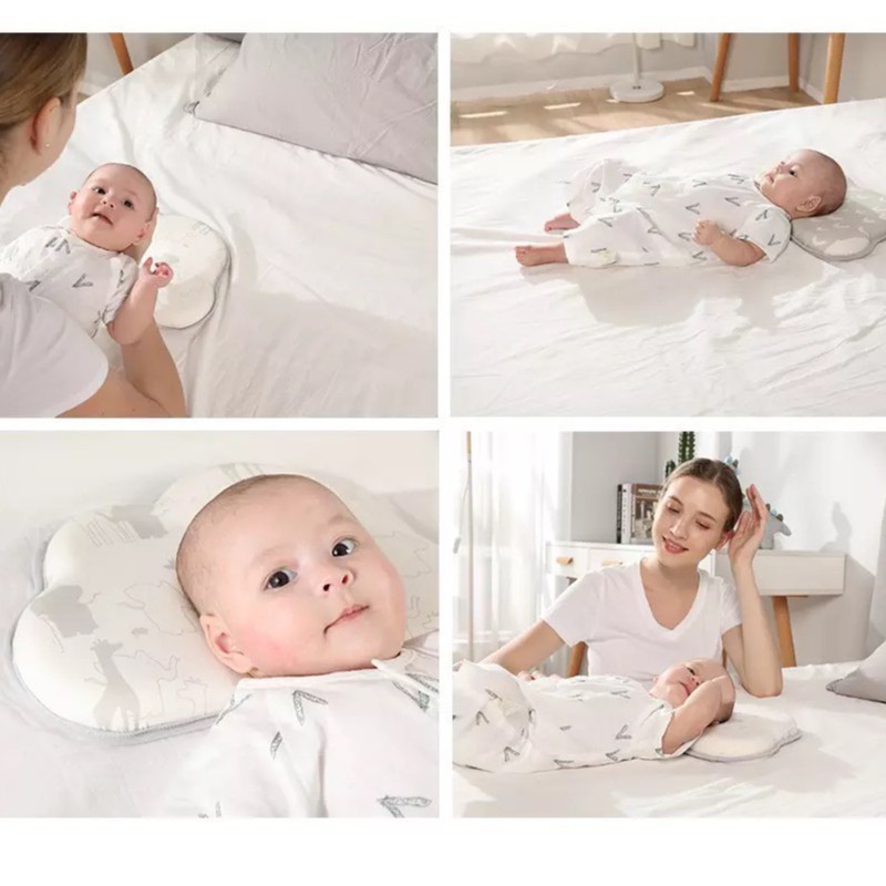 GỐI CHỐNG BẸT ĐẦU HÌNH ĐÁM MÂY DÀNH CHO BÉ YÊU
