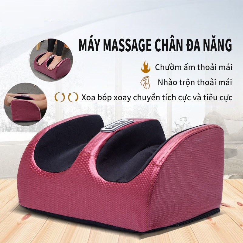 Máy massage bàn chân, thiết bị massage bấm huyệt bàn chân và bắp chân, máy massage chân, máy massage chân tự động, máy massage huyệt đạo bàn chân giúp chân thư giãn thoải mãi, chống mỏi mệt, massage.