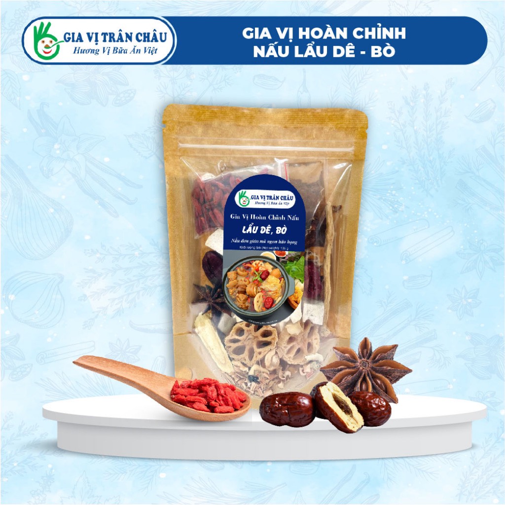 Gia vị hoàn chỉnh nấu Lẩu dê, bò Trân Châu| Nấu lẩu dê, bò đơn giản tại nhà