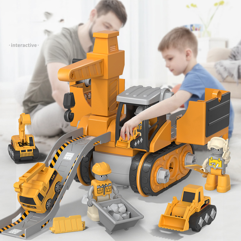 Đồ chơi xe công trình đa năng 4in1 l151 mới nhất 2021