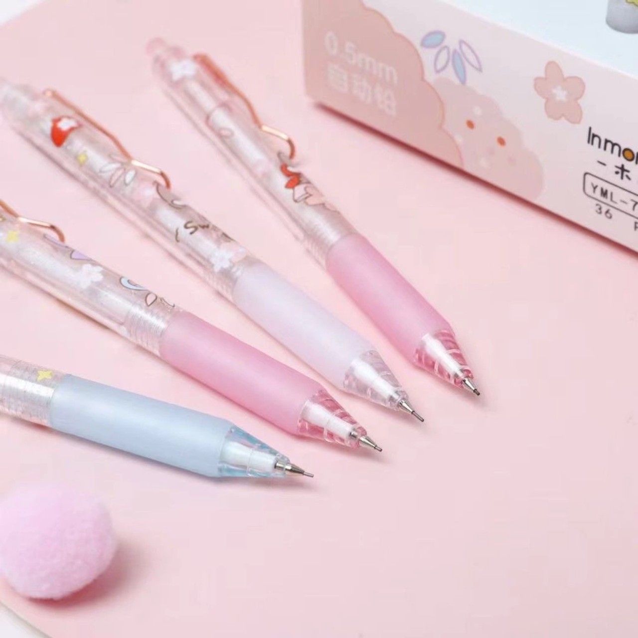 Viết chì bấm kim Bò sữa 0.5mm