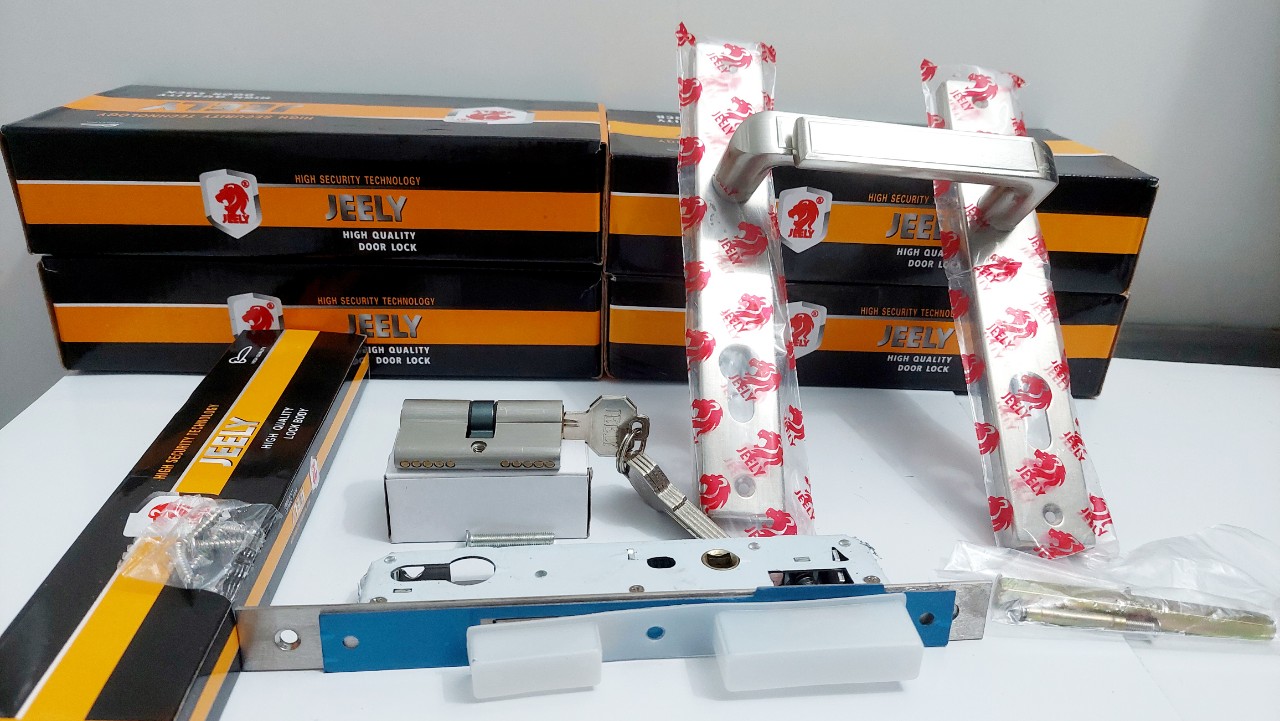 Khóa tay gạt cửa jeely thân 3f,4f
