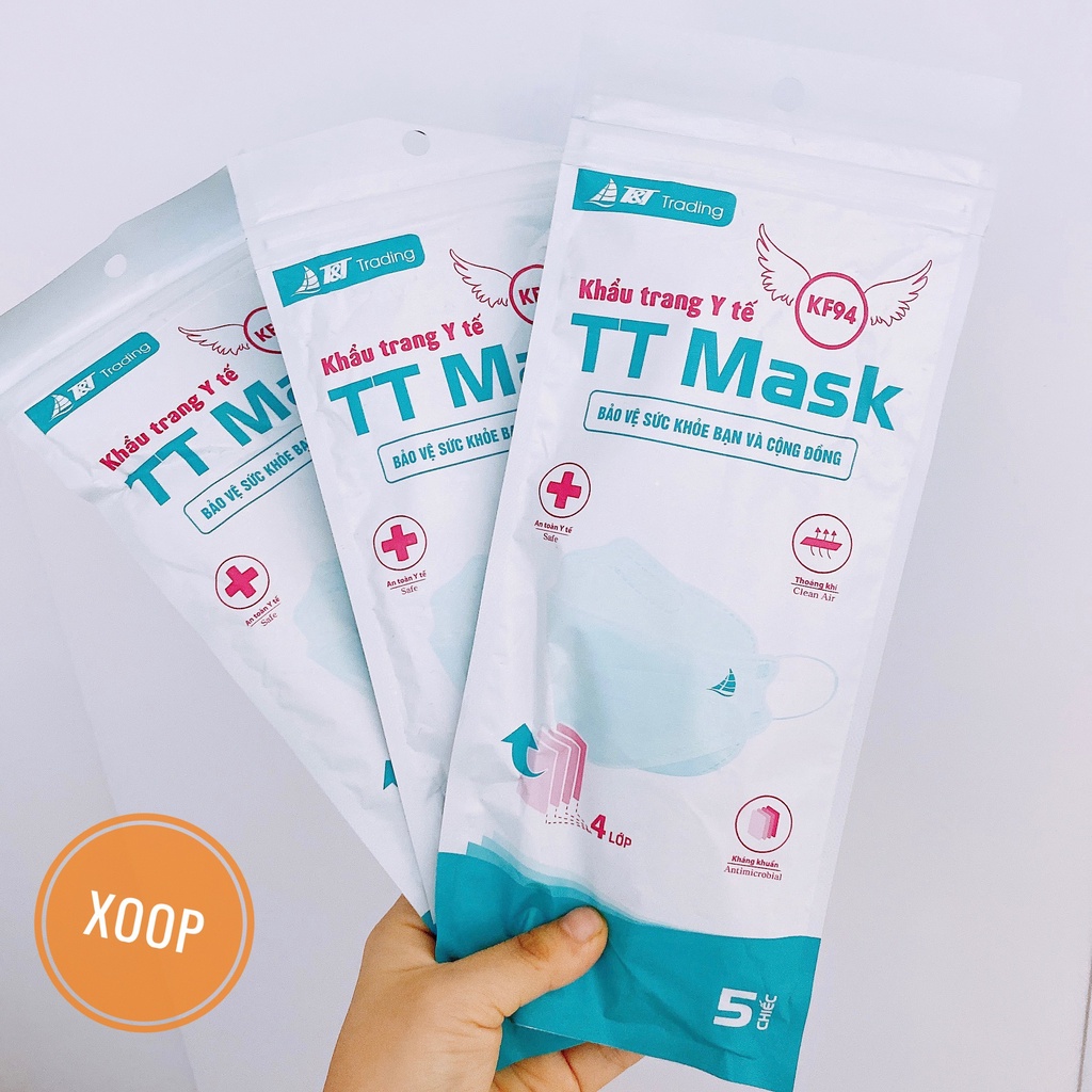 Khẩu Trang Y Tế 4D TT Mask K94 (Túi 5 Chiếc) (SP001745 ) 1