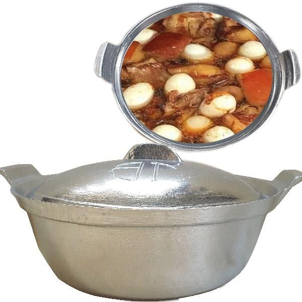 Thố cơm gang, Niêu gang, Nồi thố gang, Niêu cơm gang 20cm nguyên khối không cháy dính dùng kho cá nấu cơm niêu mẫu số 3