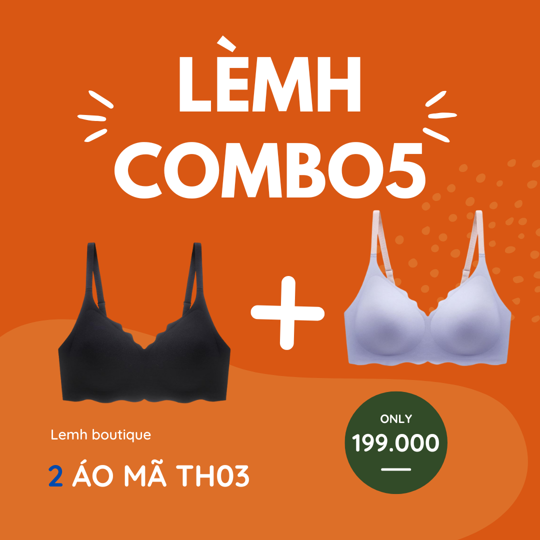 Combo 2 áo lót nâng ngực không gọng, chất liệu cao cấp