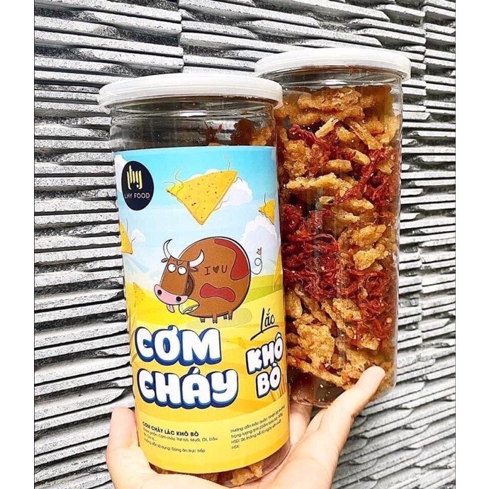Cơm cháy lắc khô bò 35k/ lọ 300g