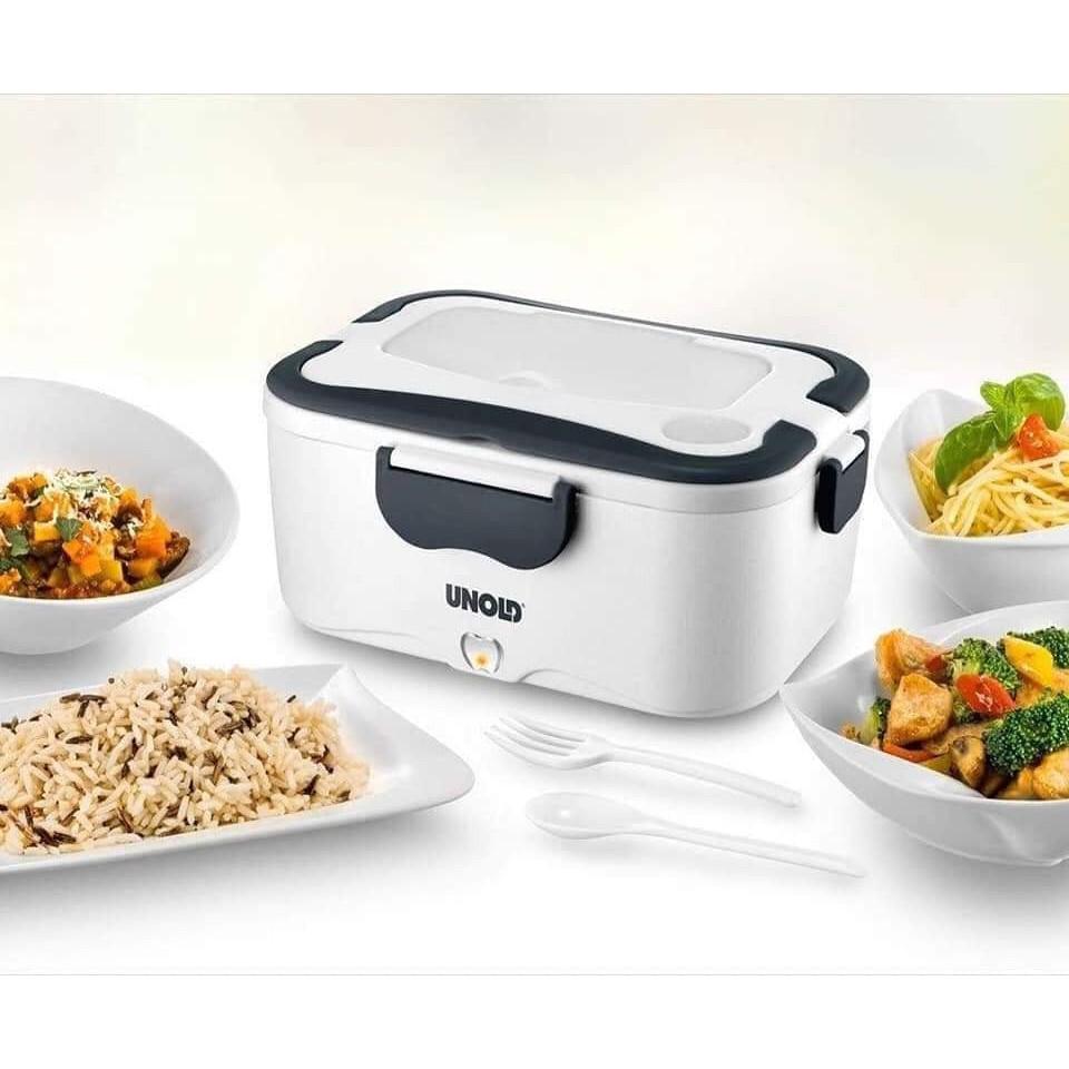 Hộp cơm cắm điện unold 58850 elektronische lunchbox, 1,5l, 35w