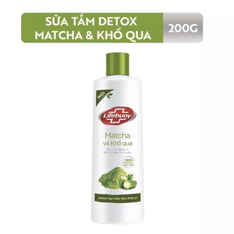 Sữa tắm lifebuoy matcha - khổ qua 200ml