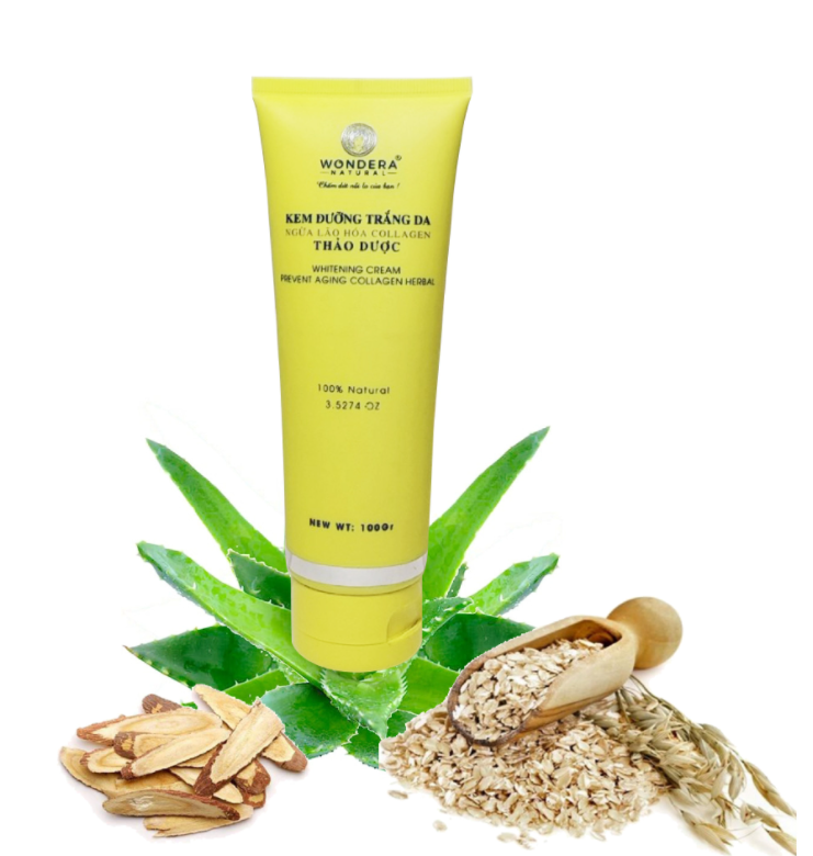 Kem Dưỡng Trắng Ngừa Lão Hóa Collagen Thảo Dược Wondera