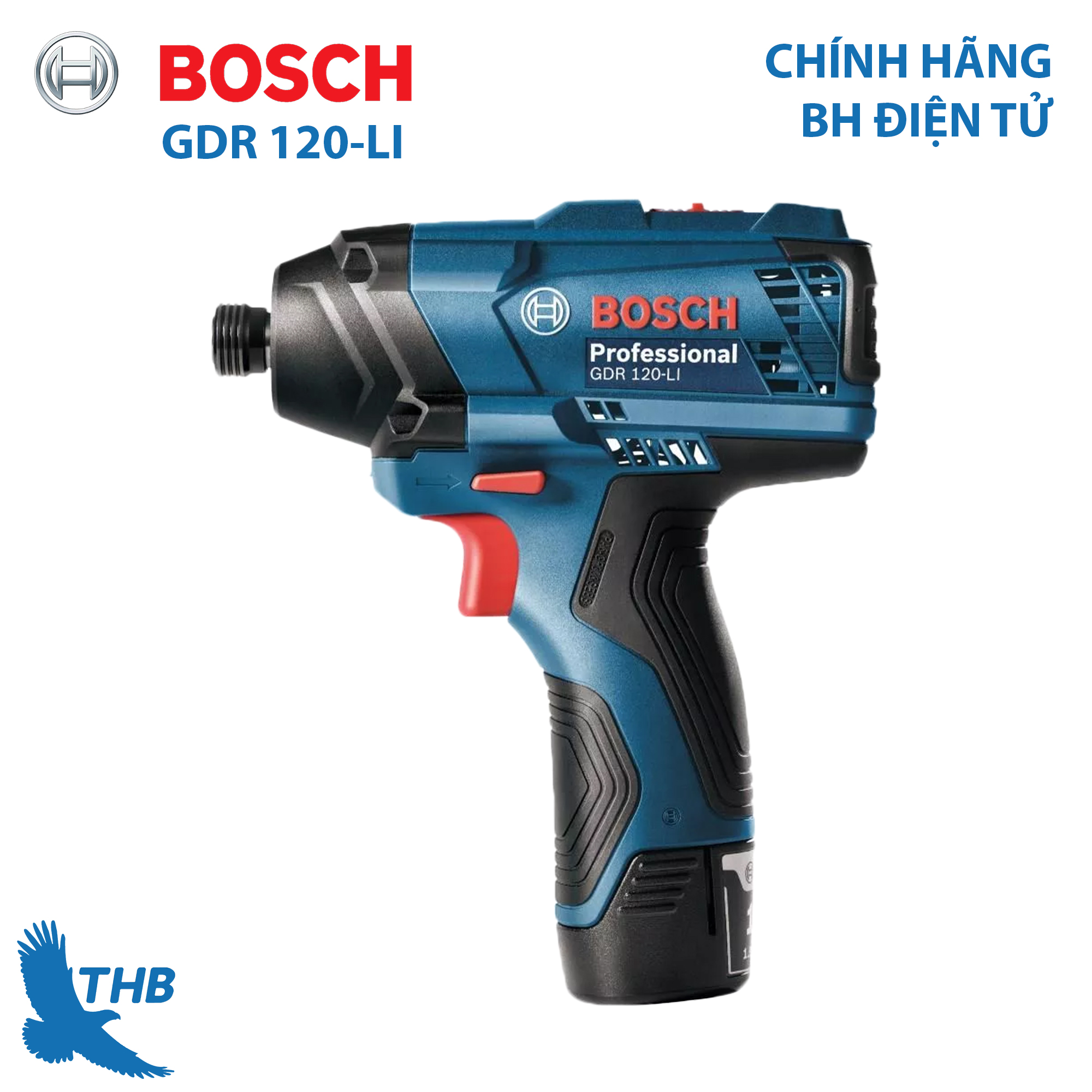 Máy khoan vặn vít dùng pin Bosch GDR 120-LI Pin 12V-2.0Ah