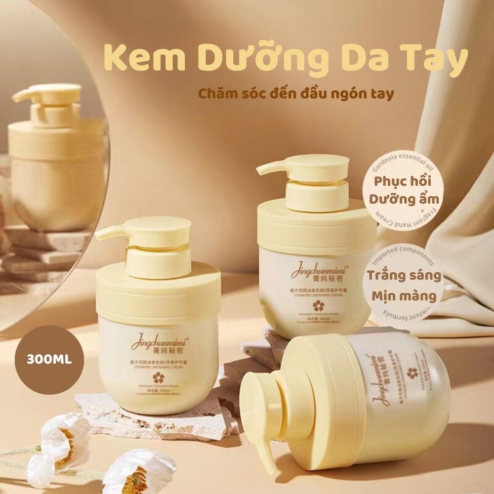 Kem Dưỡng Da Tay Hương Hoa Dưỡng Ẩm Chống Khô Da, Kem Dưỡng Ẩm Giúp Da Trắng Sáng Mịn Màng