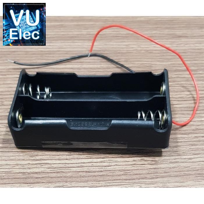 Hộp đế pin ultrafire 18650 2aa
