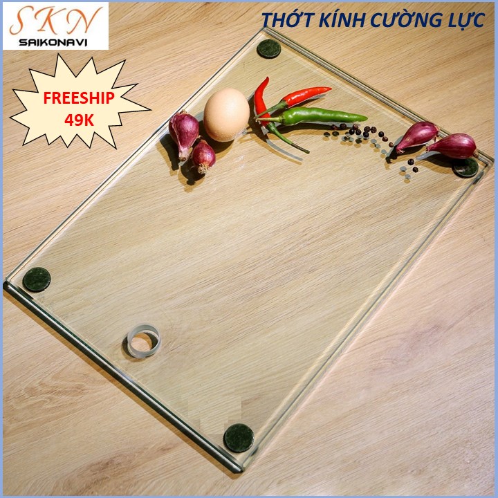 Thớt kính cường lực siêu bền - thớt kính siêu chịu lực cho gia đình