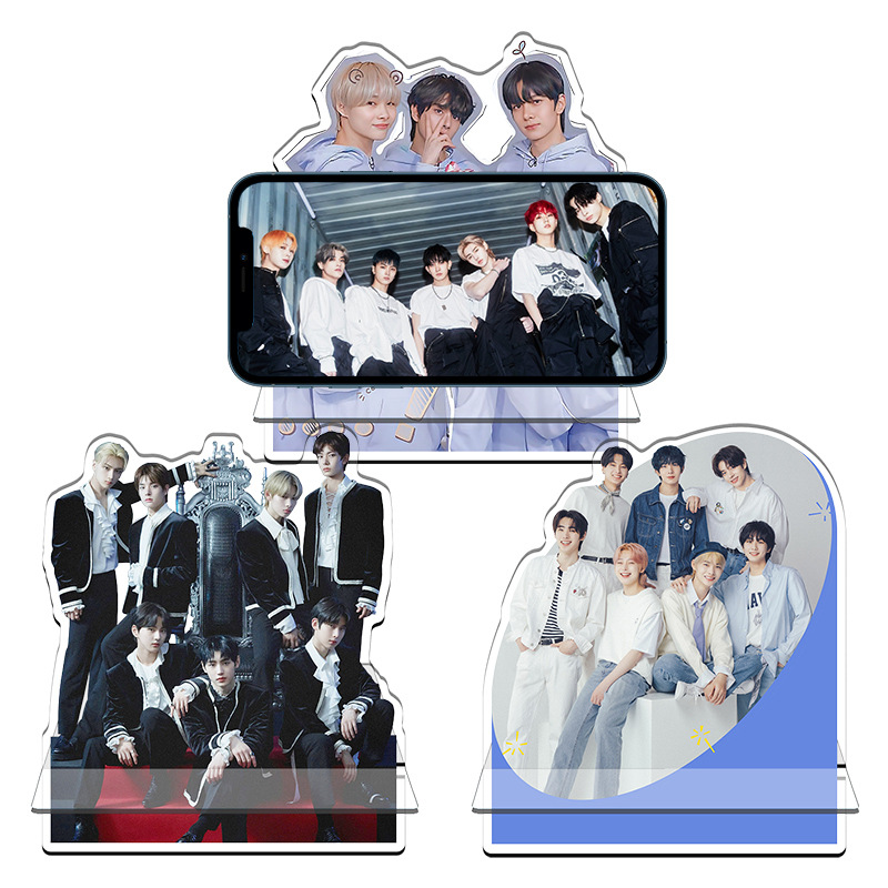 Enhypen South Korea Men's Group Liang Yuanyuan Li Yicheng Park Sun Star Kpop Celebrity Related Goods Mobile Phone Bracket Decoration