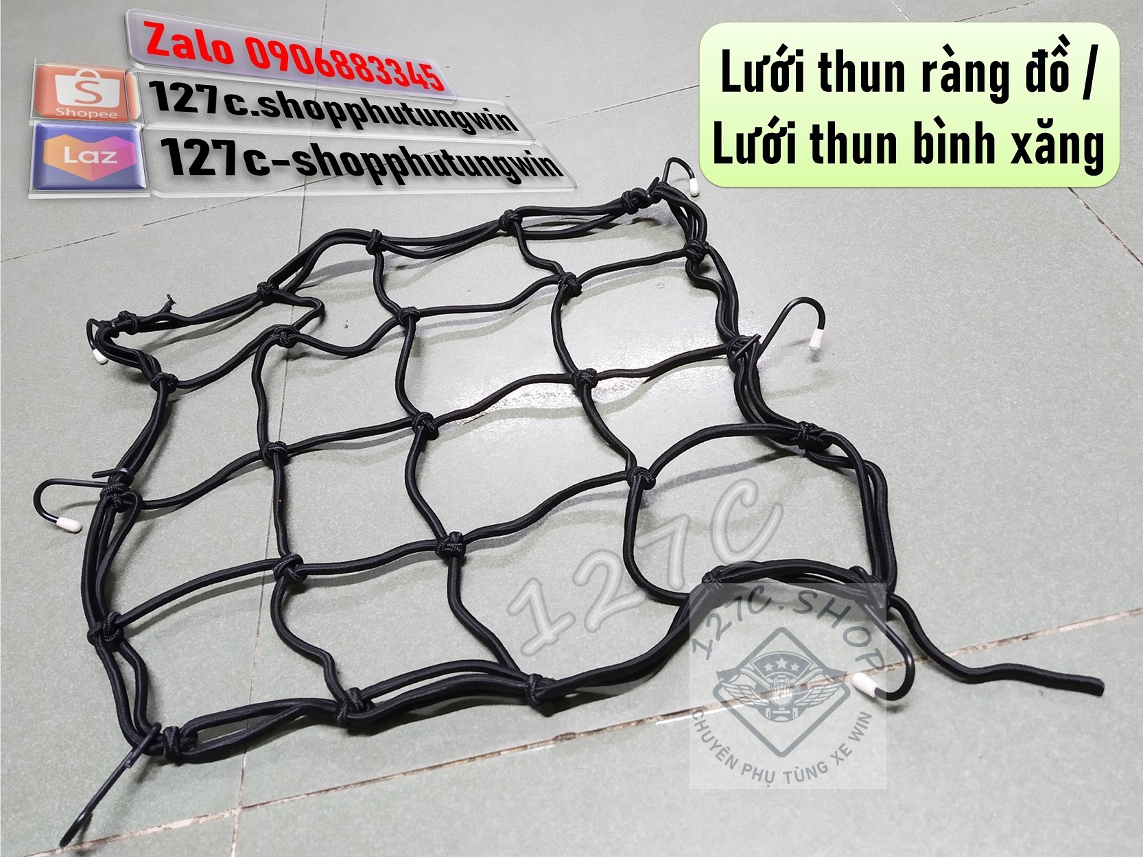 Lưới thun ràng đồ / Lưới thun bình xăng