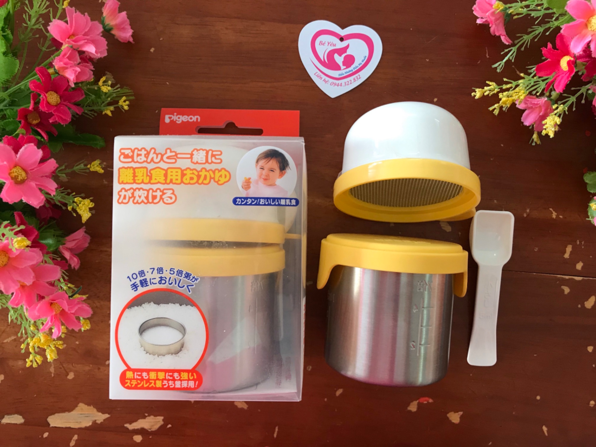 Cốc nấu cháo pigeon nội địa nhật
