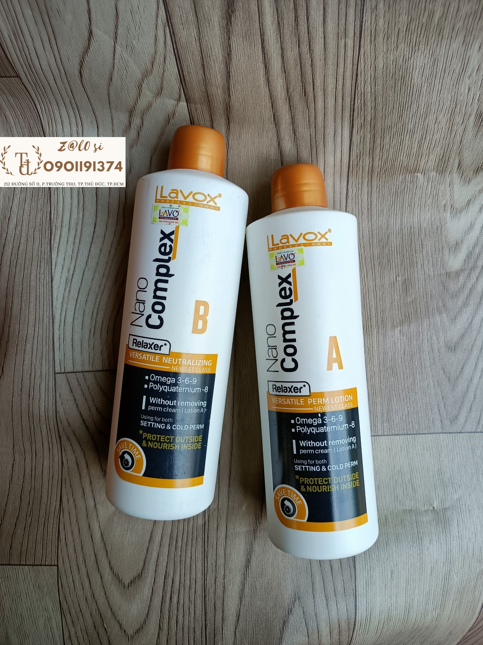 Uốn vạn năng lavox nano complex RELAXER dùng cho uốn nóng uốn lạnh chữ A B in hoa