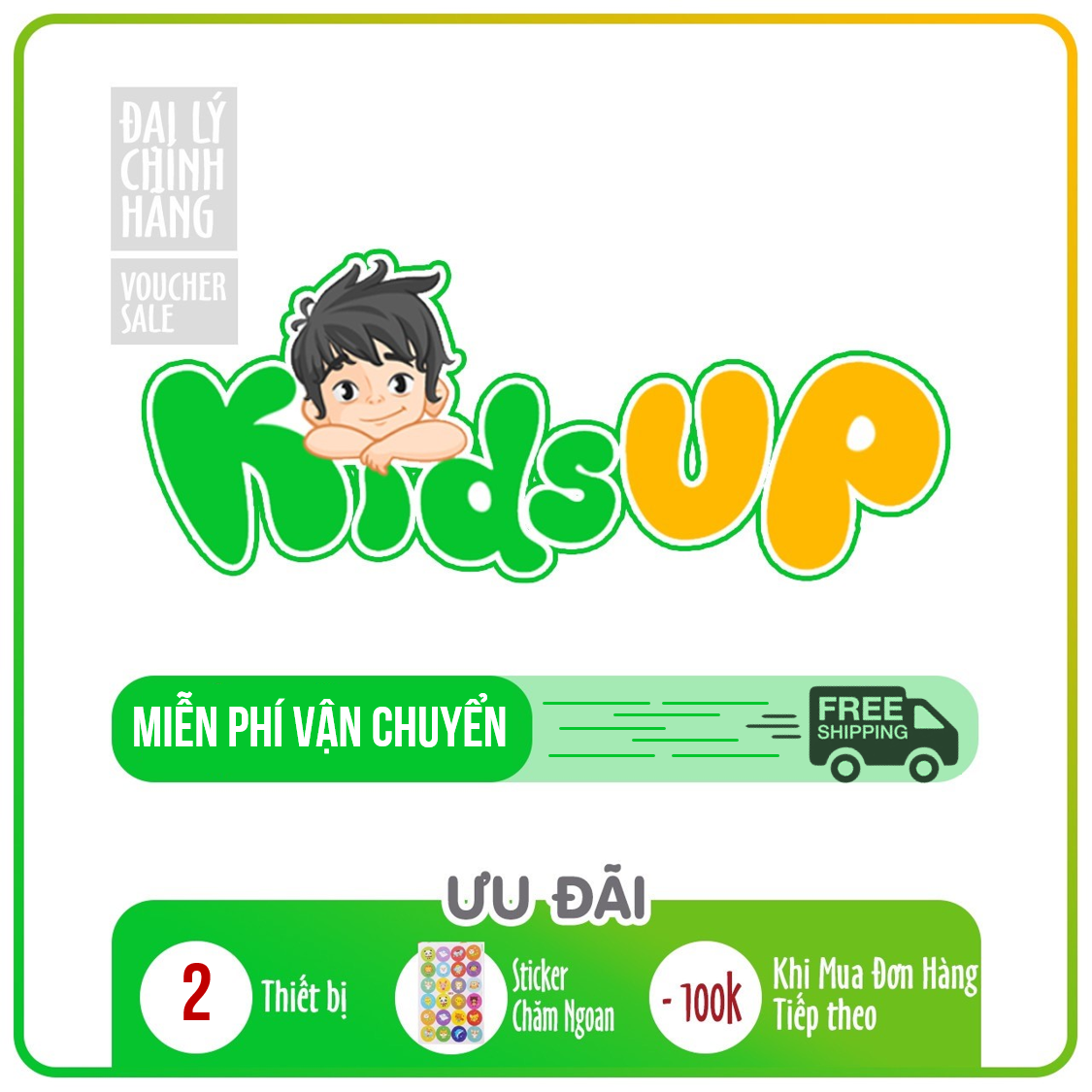 KIDS UP (Trọn đời, 1 năm) - Chương trình giáo dục sớm Montessori - KIDSUP