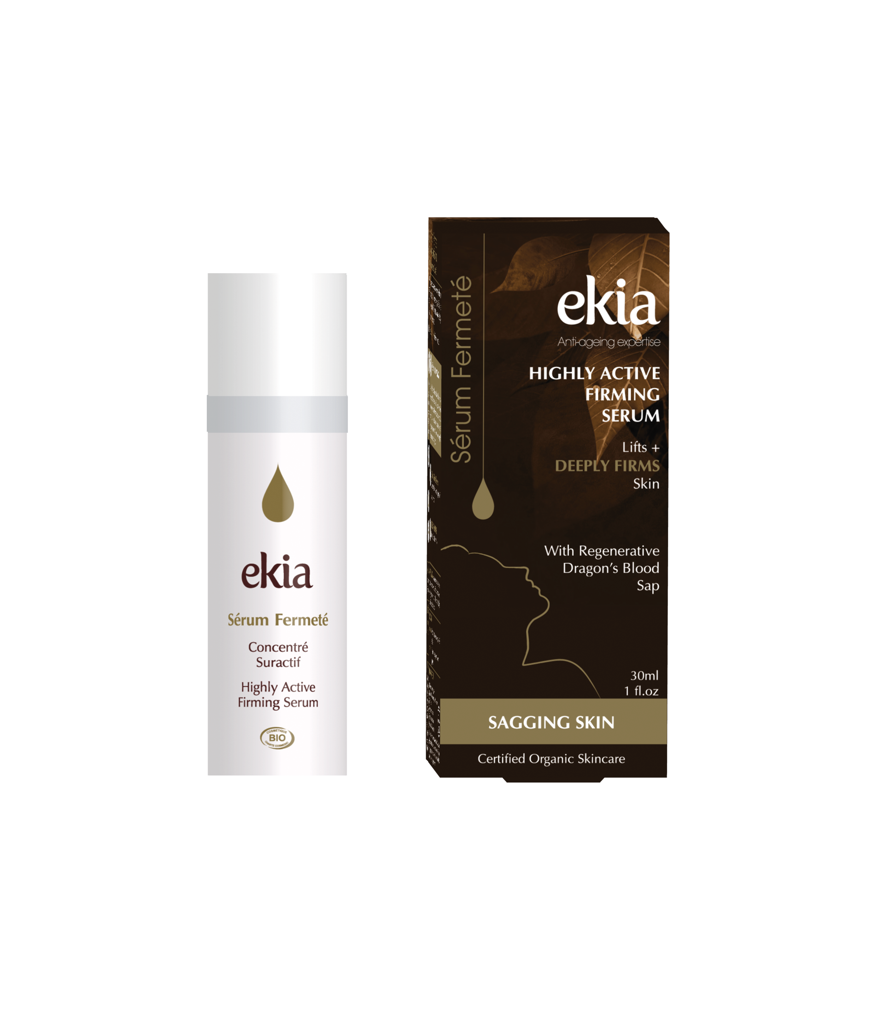 Serum săn da & nâng cơ mặt, Chống Lão Hóa EKIA Serum Femete 30ml - Nhập khẩu trực tiếp từ Pháp