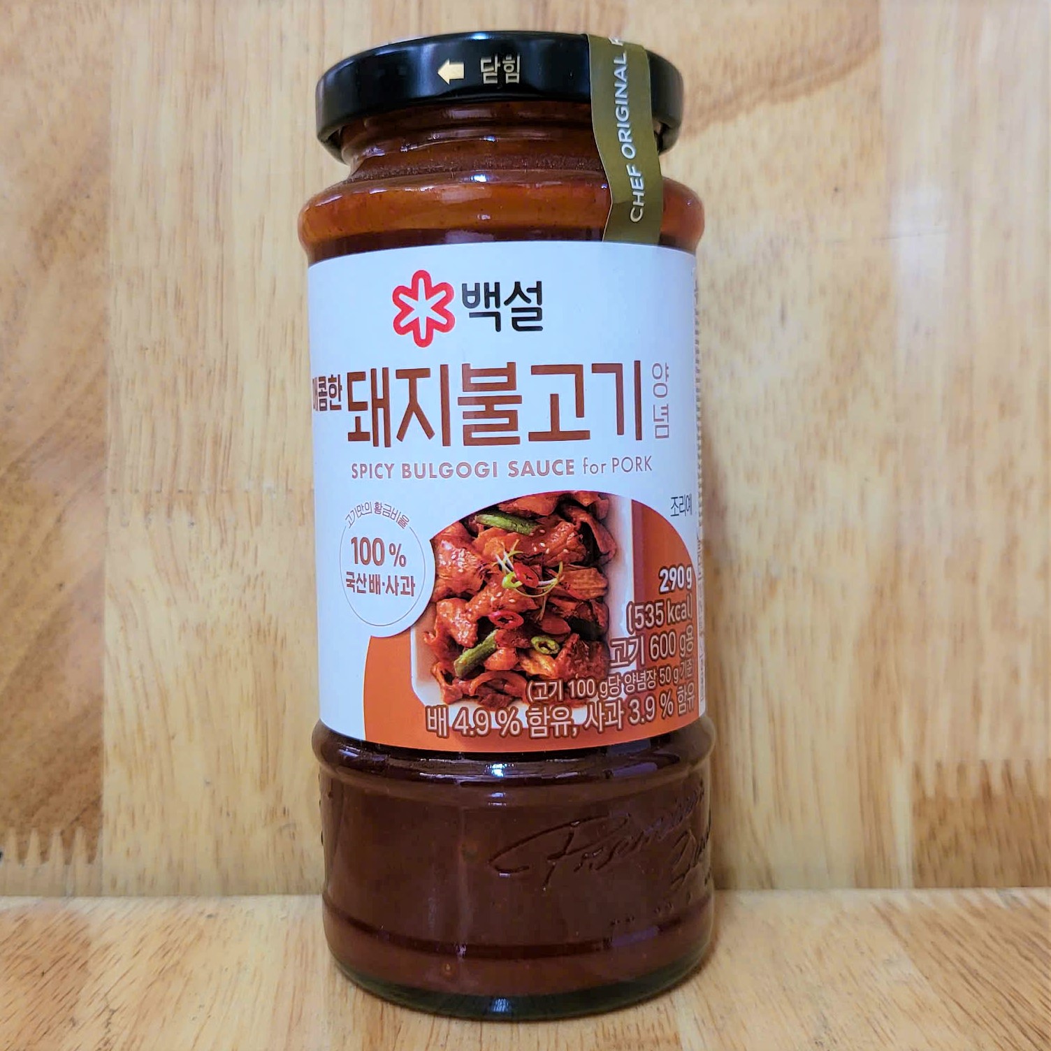 BEKSUL [Lọ BULGOGI HEO 290g] SỐT ƯỚP THỊT HEO CAY [KOREA] CJ Spicy Bulgogi Sauce for Pork