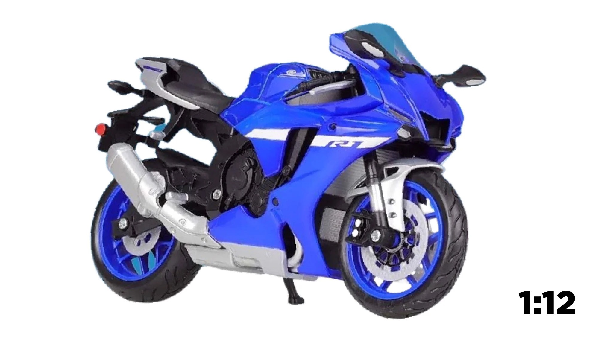 Mô hình xe mô tô Yamaha YZFR6 2020 112 Welly  62201  banmohinhtinhcom