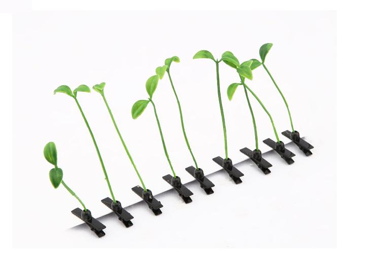 combo 5 kẹp tóc mầm cây - phụ kiện tóc siêu cute