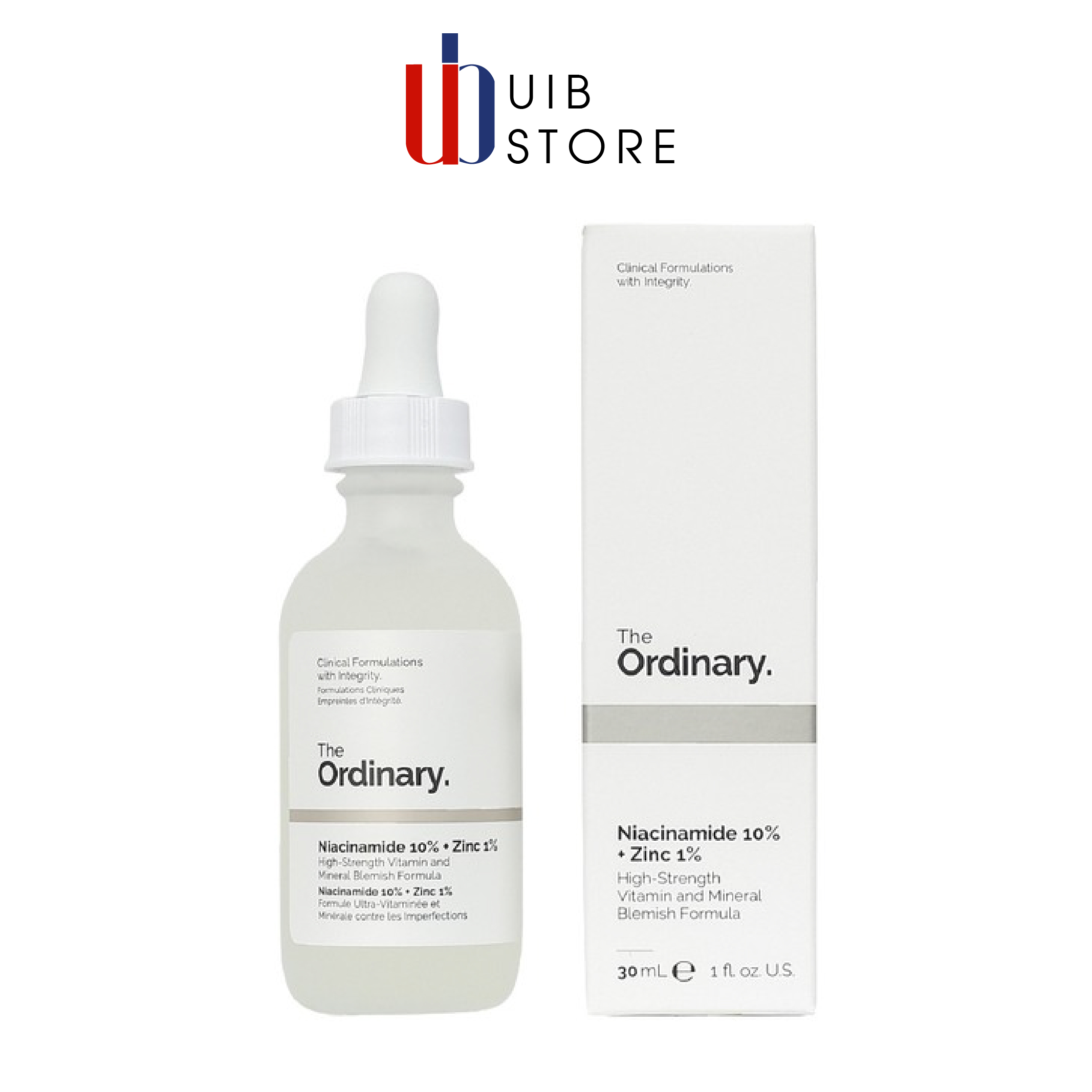 Tinh chất sáng da The Ordinary Niacinamide 10% + Zinc 1%