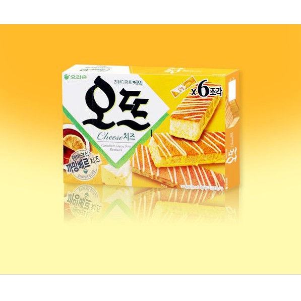 Bánh bông lan phủ phô mai orion hàn quốc 144/288g hàng mới về