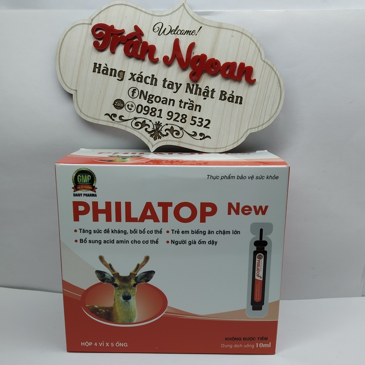 Philatop New - Hộp 20 ống nhựa