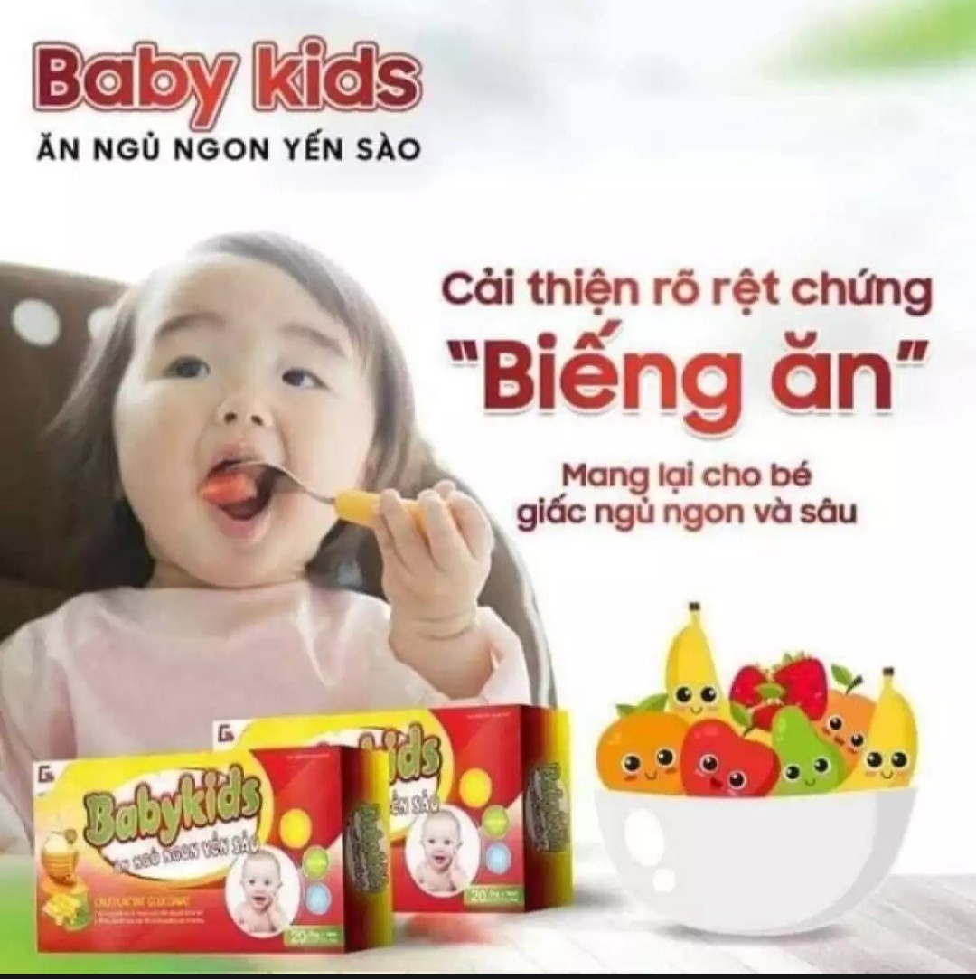 Siro yến sào Baby Kids ngủ ngon cho bé trên 1 tuổi - BABYKIDS ĂN NGON
