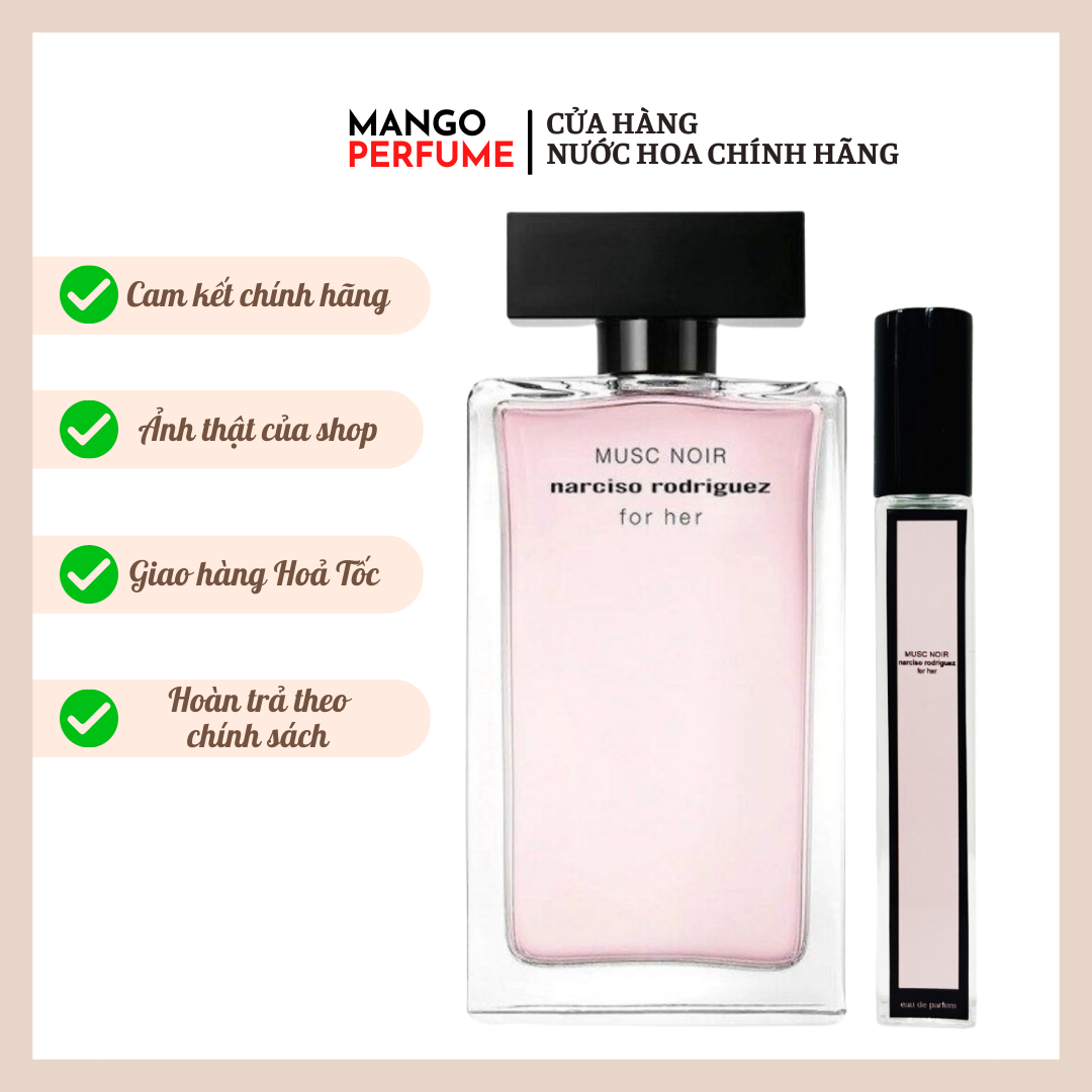 Nước hoa chiết Nữ Narciso Rodriguez Musc Noir For Her EDP