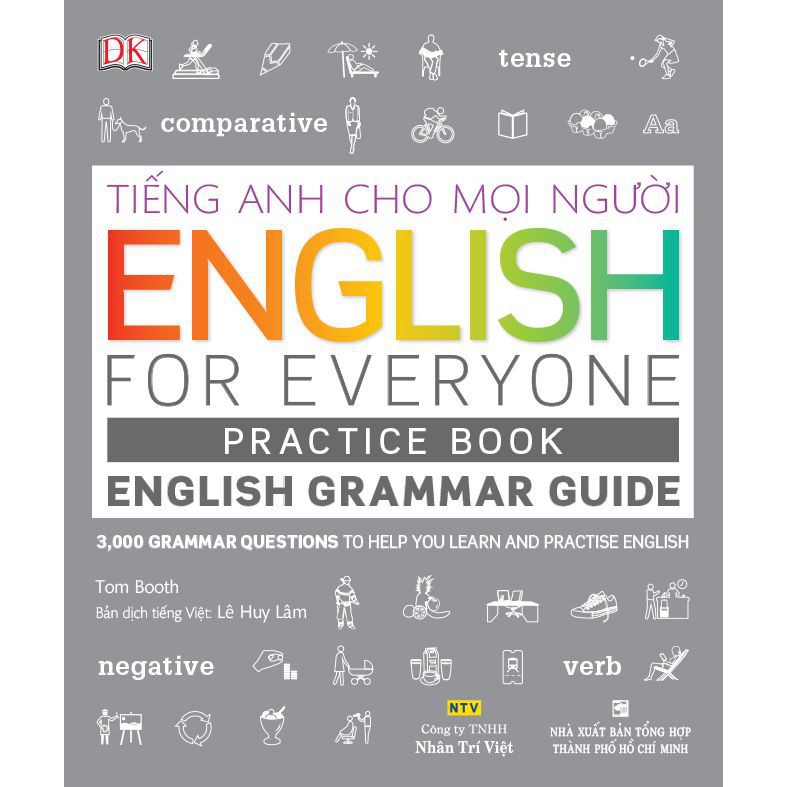 Ns minh tâm - sách - english for everyone - grammar guide - practice book