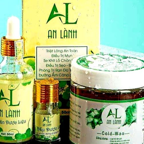 Combo Triệt Lông Vĩnh Viễn An Lành [ 1Wax+1Mỡ trăn+1 tinh dầu dược liệu+1Set Giấy và 2Que]