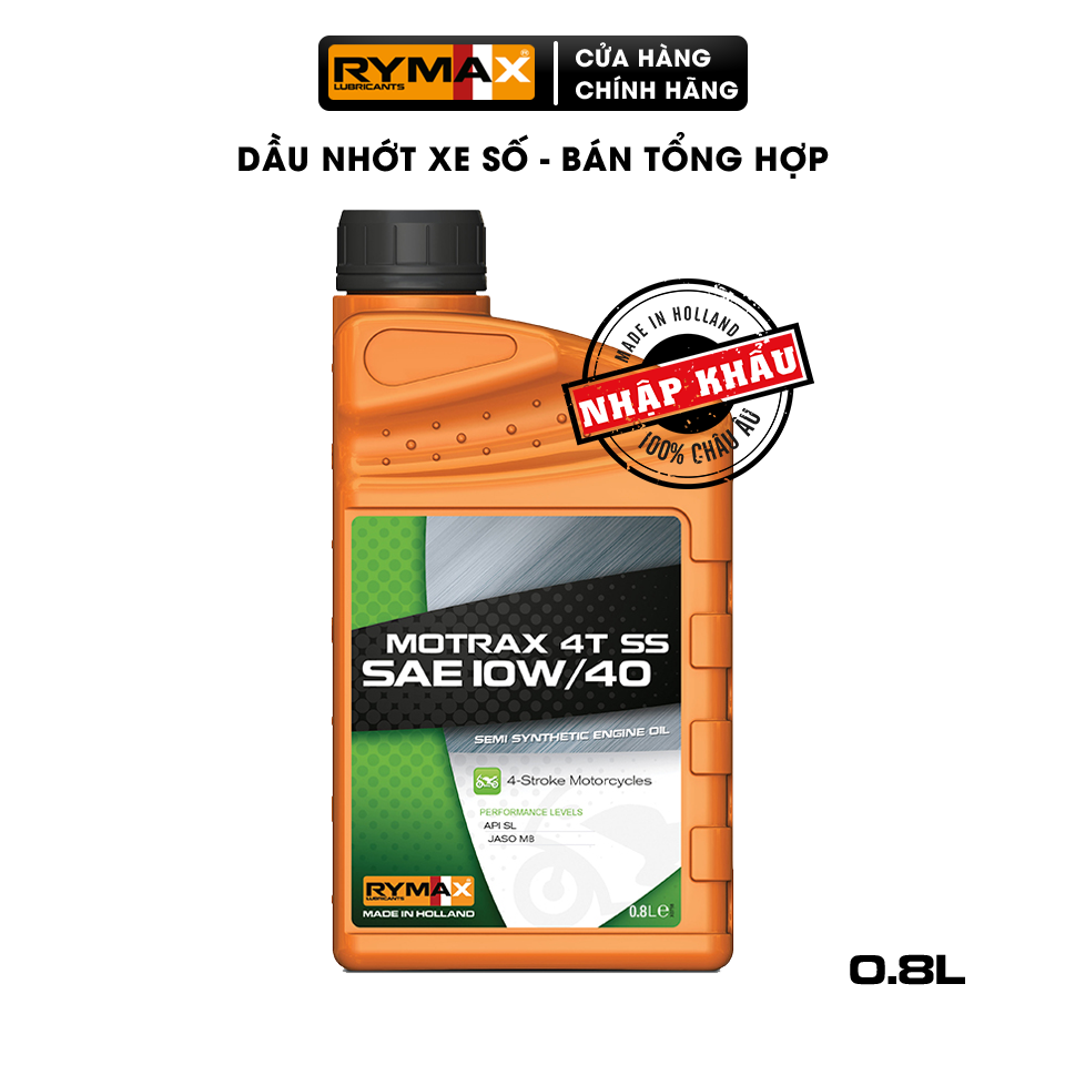 Dầu nhớt xe số rymax motrax 4t ss 10w/40