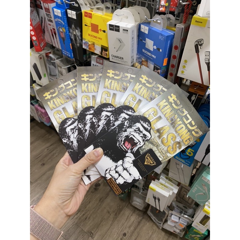 Kình cường lực King Kong trần iphone 13 pro max - đến 6 đủ dòng siêu cường lực