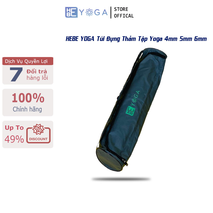 Túi Đựng Thảm Cao Su PU TPE Hebeyoga 4mm 5mm 6mm Cao Cấp