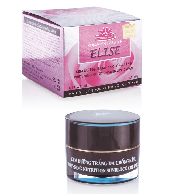 Elise kem dưỡng trắng da chống nắng 15g
