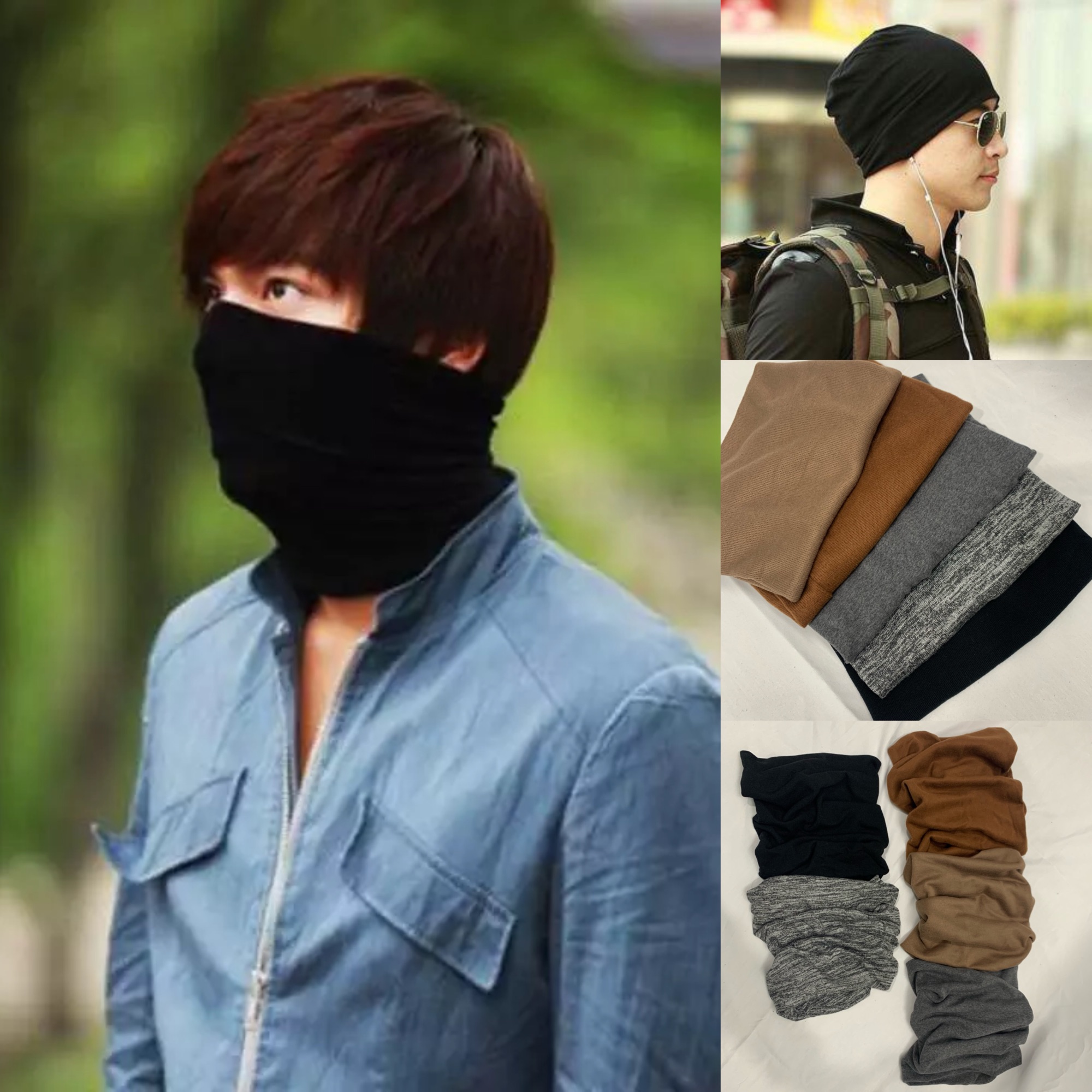 Khăn mũ ,khẩu trang đa năng lee min ho
