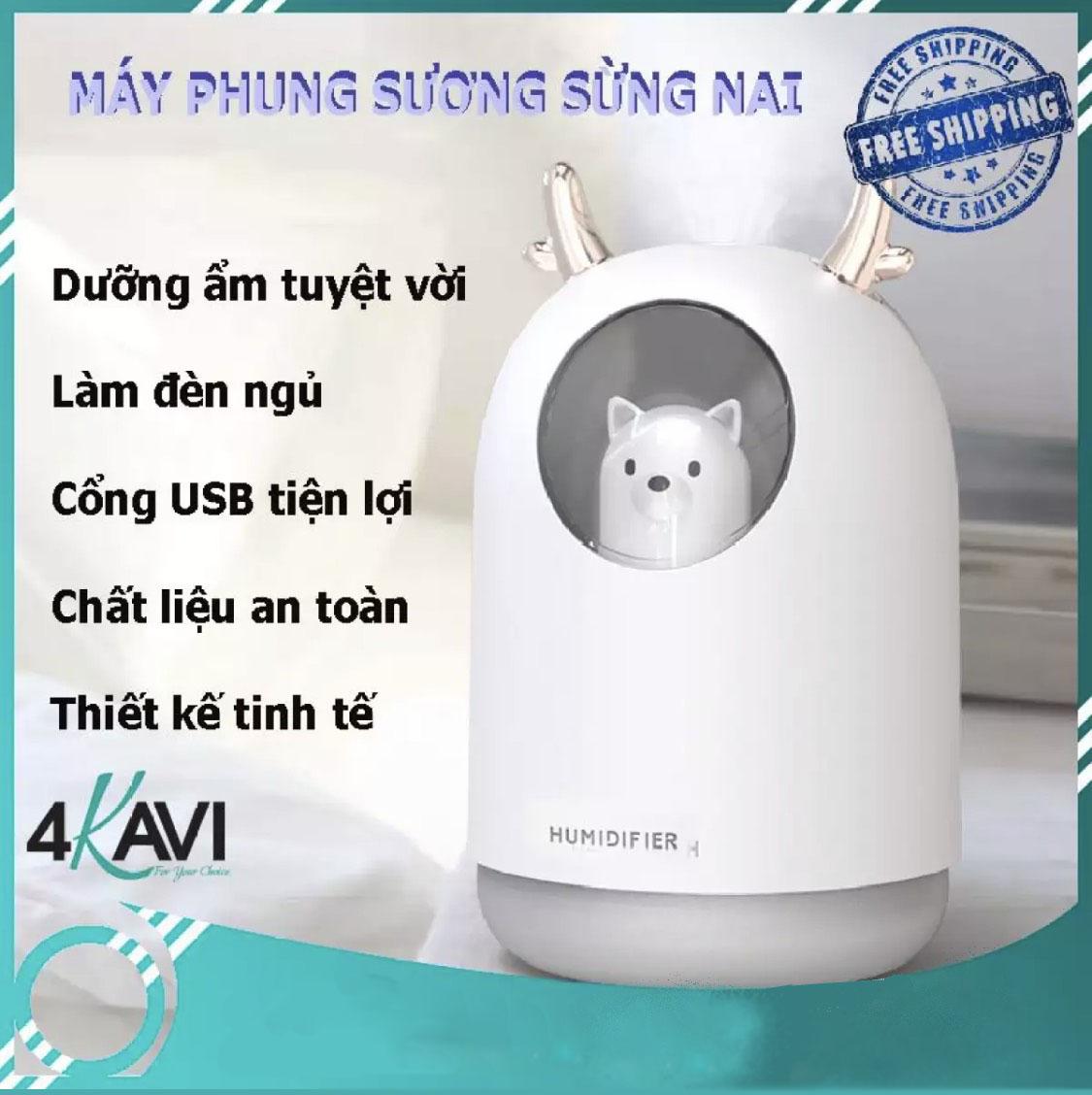 Máy Tạo độ ẩm Mini M106 giúp cân bằng độ ẩm cho da.Máy Khuếch Tán Tinh Dầu Mini.