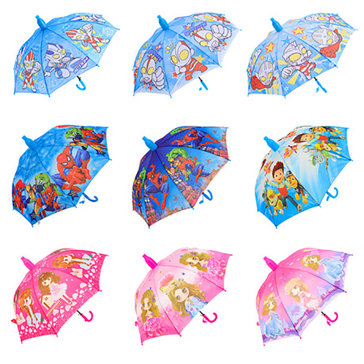 [HCM]Ô Dù Đi Mưa Cho Trẻ Em Họa Tiết Nhân Vật Hoạt Hình