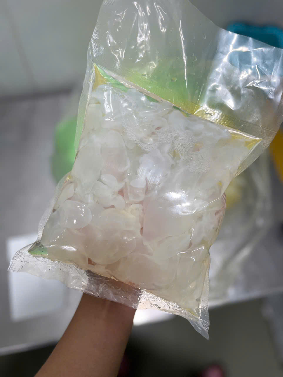 Sứa Thạch hay gọi LÀ Sứa Óc - bịch 500g lun nước 1kg (giao hcm)