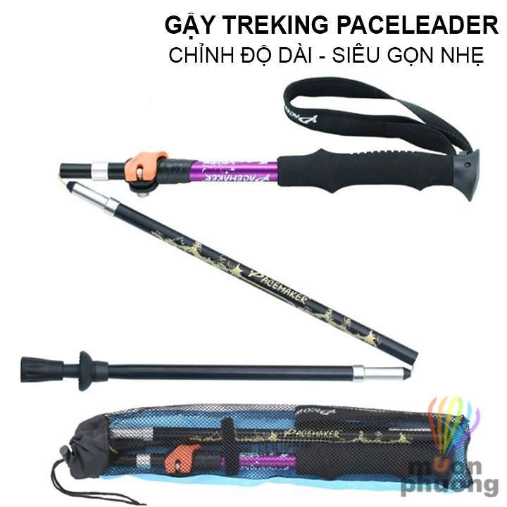 Gậy leo núi trekking gấp gọn đa năng - MUÔN PHƯƠNG SHOP