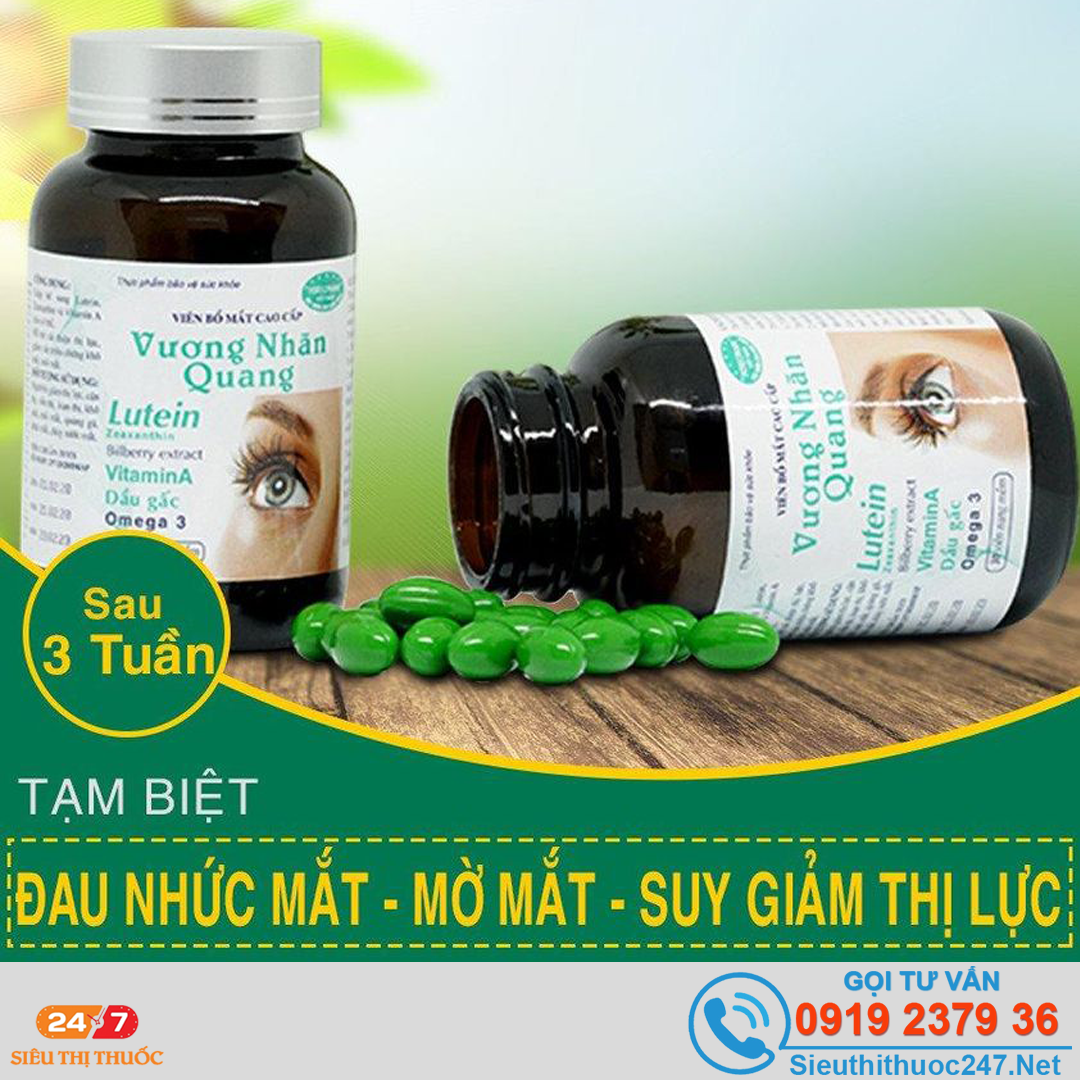 Vương Nhãn Quang - Viên uống bổ mắt cao cấp Chính hãng