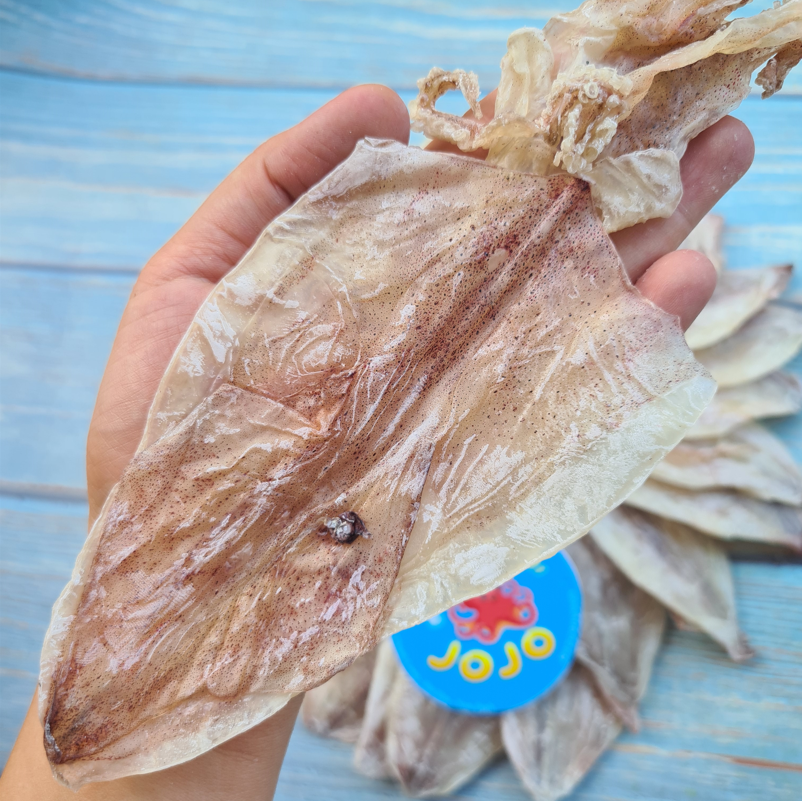 500Gr Khô Mực Câu (55-60 con/kg) - Mềm Và Ngon Ngọt - Đặc Sản Thịnh Long JoJo Seafood