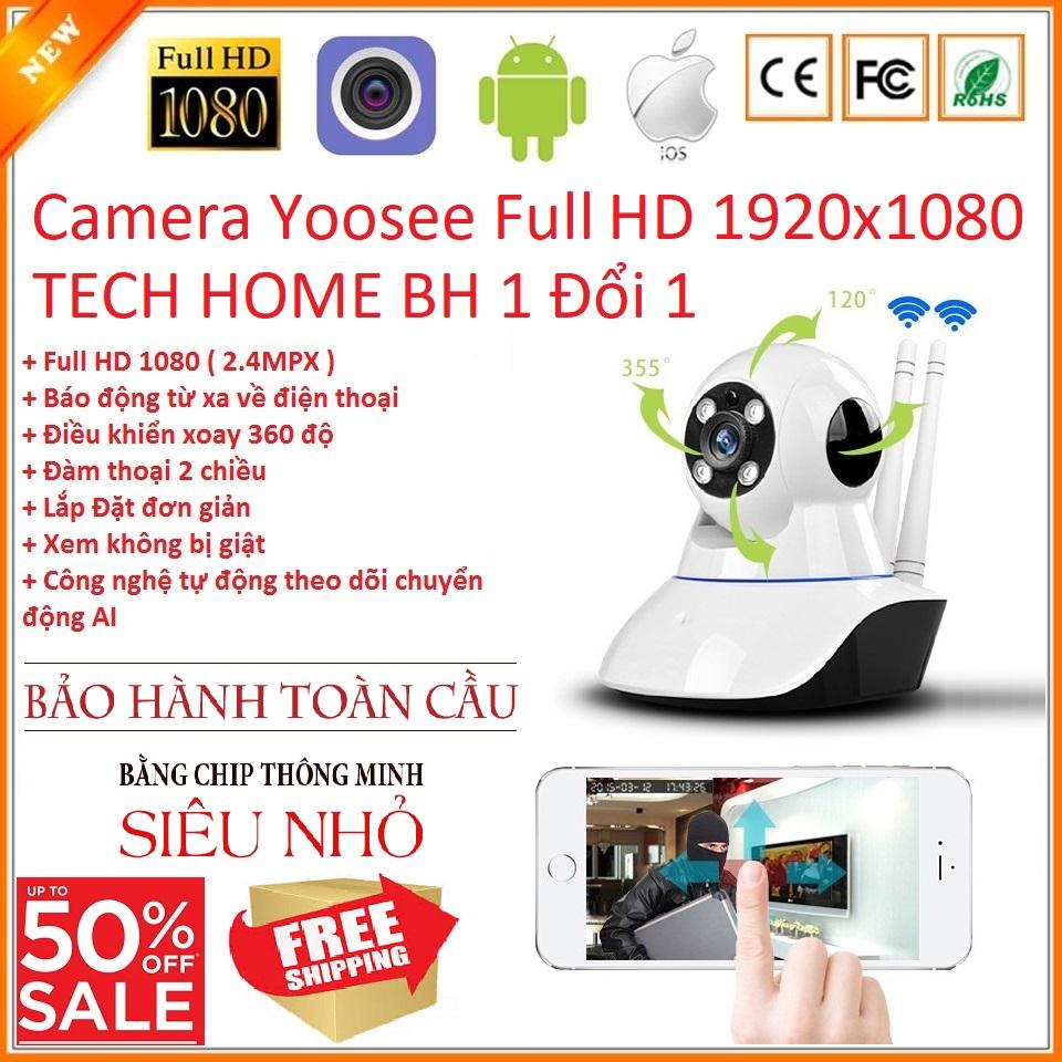 Camera Không Dây Loại 1, Camera IP Camera Yoose Full HD 1080P 2.0MP, Camera trong nhà an ninh không dây, Camera Full HD Siêu nét, Quay siêu chuẩn, Giá rẻ