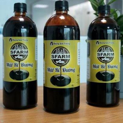 Phân bón Mật Rỉ Đường SFARM 1 lít, dùng ủ phân bón hữu cơ - nuôi cấy vi sinh