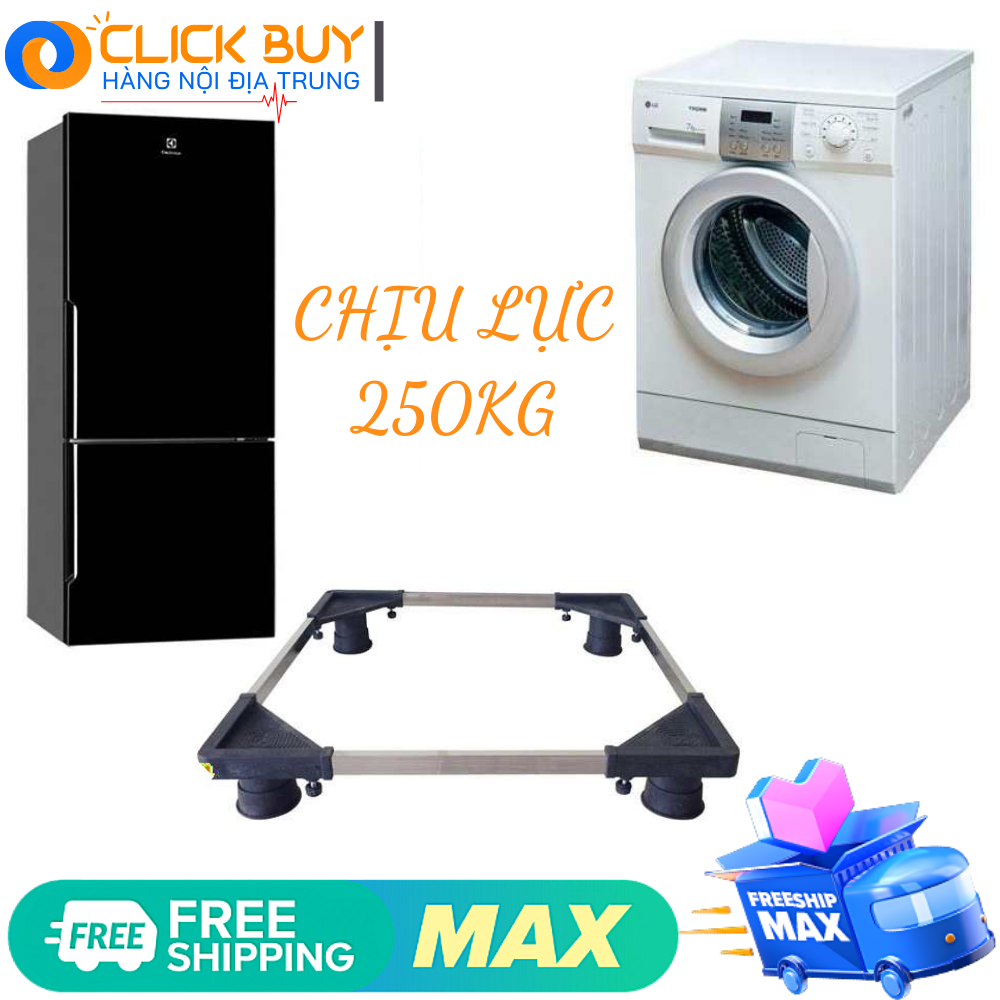 Kệ chân để máy giặt, tủ lạnh inox đa năng